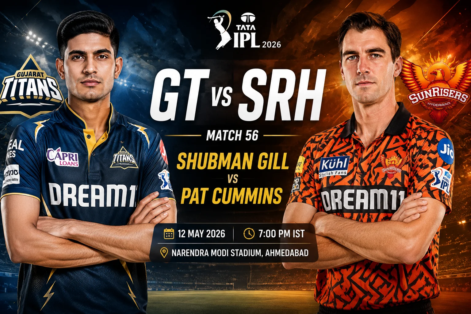 GT vs SRH