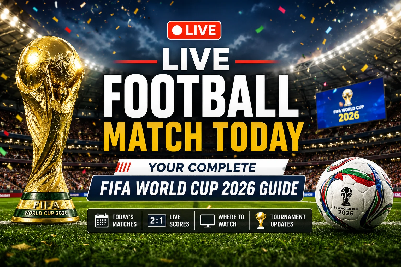 Live Football Match Today: Your Complete FIFA World Cup 2026 Guide